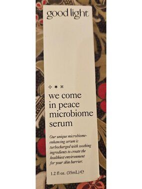 NEW Good Light We Come In Peace Microbiome Serum 1.2 Fl Oz